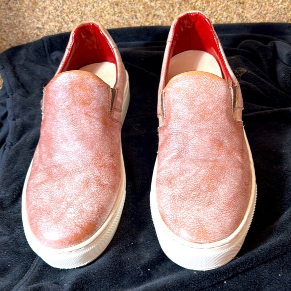 Bed Stu Shoes - Bed Stu Rose Metallic Slip-On Loafers